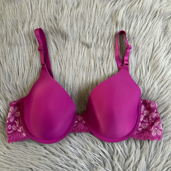 Sweet Nothings Maidenform Bra Womens‎ Size 38C Purple Lightly Lined Underwire - Picture 1 of 7
